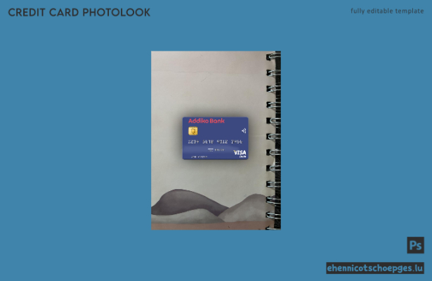 Slowenien Addiko Bank Visa Debitkarte Fotoansicht Beispielvorschau